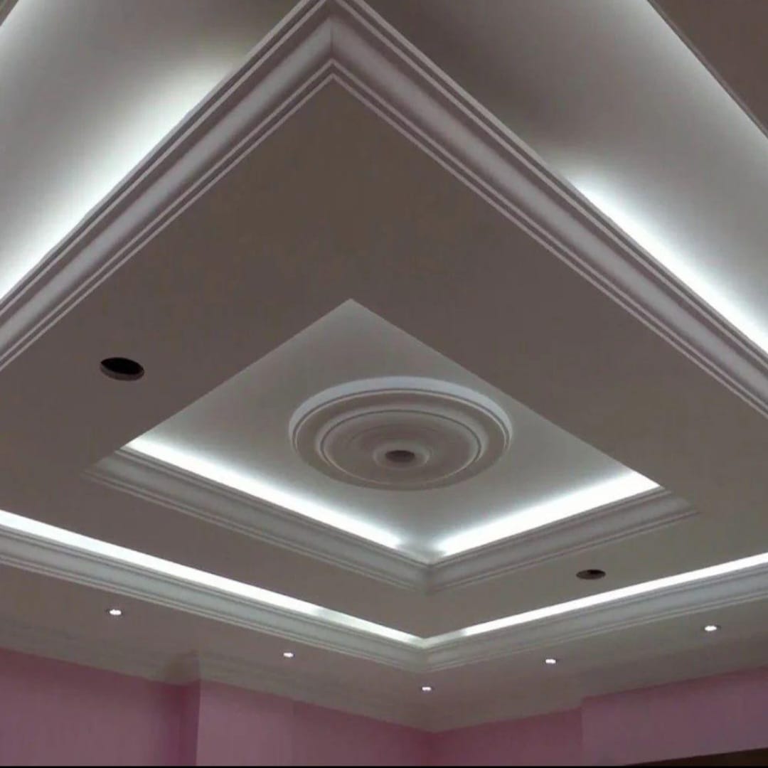 Pop Cornice Molding Ceiling 01